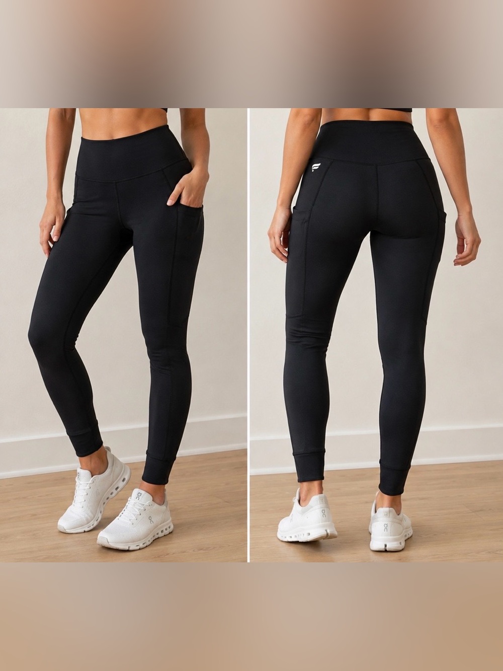 Fabletics Black High-Rise Pocket Leggings